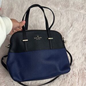 Kate Spade Navy and Black Satchel